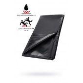 Черная простыня для секса из ПВХ - 220 х 200 см. - ToyFa - купить с доставкой в Петрозаводске