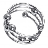 Большое металлическое кольцо под головку пениса - ToyFa - купить с доставкой в Петрозаводске