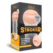 Мастурбатор-ротик ZOLO DEEP THROAT - Zolo - в Петрозаводске купить с доставкой