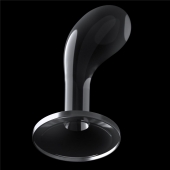 Прозрачный стимулятор простаты Flawless Clear Prostate Plug - 15 см. - Lovetoy - в Петрозаводске купить с доставкой