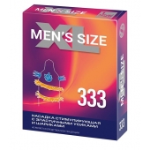 Стимулирующая насадка на пенис MEN SIZE 333 - Sitabella - в Петрозаводске купить с доставкой
