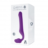 Лиловый безремневой страпон Queens M - Adrien Lastic - купить с доставкой в Петрозаводске