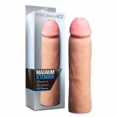 Телесная фаллическая насадка на пенис Magnum Xtender - 23 см. - Blush Novelties - в Петрозаводске купить с доставкой