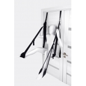 Черные секс-качели на дверь Anonymo №0505 - ToyFa - купить с доставкой в Петрозаводске