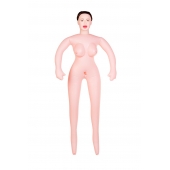 Надувная секс-кукла брюнетка с реалистичной головой - ToyFa - в Петрозаводске купить с доставкой