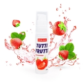 Гель-смазка Tutti-frutti с земляничным вкусом - 30 гр. - Биоритм - купить с доставкой в Петрозаводске