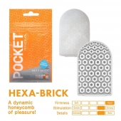 Карманный мастурбатор HEXA-BRICK - Tenga - в Петрозаводске купить с доставкой