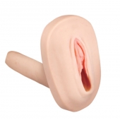 Мастурбатор-вагина с вибрацией и выносным пультом управления REALSTUFF SMOOTH   BALD - Dream Toys - в Петрозаводске купить с доставкой