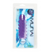Закрытая фиолетовая насадка с пупырышками SAMURAI PENIS SLEEVE PURPLE - 14,5 см. - NMC - в Петрозаводске купить с доставкой