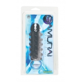 Дымчатая стимулирующая насадка с закрытой головкой SAMURAI PENIS SLEEVE BLACK - 14,5 см. - NMC - в Петрозаводске купить с доставкой
