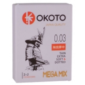 Набор из 4 презервативов OKOTO MegaMIX - Sitabella - купить с доставкой в Петрозаводске