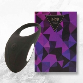 Черное эрекционное виброкольцо Thor Cockring - FeelzToys - в Петрозаводске купить с доставкой