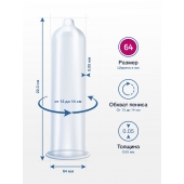 Презервативы MY.SIZE размер 64 - 10 шт. - My.Size - купить с доставкой в Петрозаводске