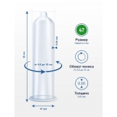 Презервативы MY.SIZE размер 47 - 3 шт. - My.Size - купить с доставкой в Петрозаводске