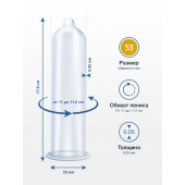 Презервативы MY.SIZE размер 53 - 3 шт. - My.Size - купить с доставкой в Петрозаводске