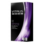 Презервативы с утолщённой стенкой VITALIS PREMIUM strong - 12 шт. - Vitalis - купить с доставкой в Петрозаводске