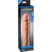 Телесная насадка Fantasy X-tensions Perfect 2  Extension - 20,3 см. - Pipedream - в Петрозаводске купить с доставкой