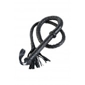 Длинный кожаный кнут с хлопушками на конце - ToyFa - купить с доставкой в Петрозаводске