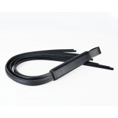 Черная кожаная плеть  Клео  - 60 см. - Sitabella - купить с доставкой в Петрозаводске