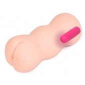 Телесный вибромастурбатор-анус TONGGGO 2 Auto - KOKOS - в Петрозаводске купить с доставкой