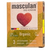 Экологически чистые презервативы Masculan Organic - 3 шт. - Masculan - купить с доставкой в Петрозаводске