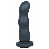 Черная анальная рельефная насадка-фаллоимитатор - 15 см. - LOVETOY (А-Полимер) - купить с доставкой в Петрозаводске