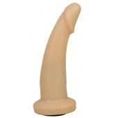 Телесная гладкая насадка Harness - 14,7 см. - LOVETOY (А-Полимер) - купить с доставкой в Петрозаводске