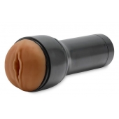 Коричневый мастурбатор-вагина Feel Stroker - Kiiroo - в Петрозаводске купить с доставкой