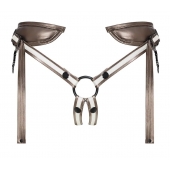 Бронзовый пояс для насадок Desirous Harness - Strap-on-me - купить с доставкой в Петрозаводске