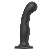 Черная насадка Strap-On-Me Dildo Plug P G size XXL - Strap-on-me - купить с доставкой в Петрозаводске