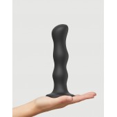 Черная насадка Strap-On-Me Dildo Geisha Balls size XL - Strap-on-me - купить с доставкой в Петрозаводске