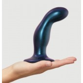 Темно-синяя насадка Strap-On-Me Dildo Plug Snaky size M - Strap-on-me - купить с доставкой в Петрозаводске