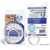Стальное эрекционное кольцо STEEL COCK RING - 4.5 см. - BlueLine - в Петрозаводске купить с доставкой