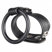 Двойное кольцо выносливости на пенис DUAL STAMINA RING - BlueLine - в Петрозаводске купить с доставкой