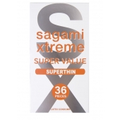 Ультратонкие презервативы Sagami Xtreme Superthin - 36 шт. - Sagami - купить с доставкой в Петрозаводске