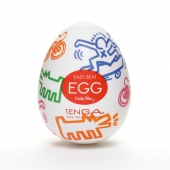 Мастурбатор-яйцо Keith Haring EGG STREET - Tenga - в Петрозаводске купить с доставкой