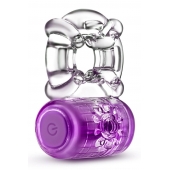 Фиолетовое эрекционное виброкольцо One Night Stand Vibrating C-Ring - Blush Novelties - в Петрозаводске купить с доставкой