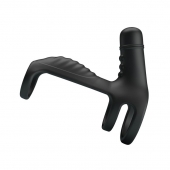Черная вибронасадка на пенис Vibrating Penis Sling - Baile - в Петрозаводске купить с доставкой