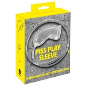 Прозрачная насадка на пенис Piss Play Sleeve для игр с мочеиспусканием - Orion - купить с доставкой в Петрозаводске