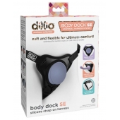 Черные трусики для страпона Body Dock SE на регулируемых ремнях - Pipedream - купить с доставкой в Петрозаводске