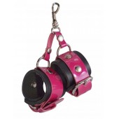 Розово-черный брелок  Наручники - Sitabella - купить с доставкой в Петрозаводске