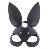 Черная гладкая маска  Зайка  с длинными ушками - Crazy Handmade - купить с доставкой в Петрозаводске