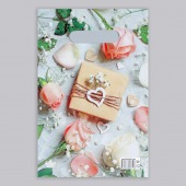 Полиэтиленовый пакет  Подарочек  с вырубной усиленной ручкой - 20 х 30 см. - Сима-Ленд - купить с доставкой в Петрозаводске