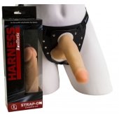 Приятный на ощупь фаллоимитатор на поясе Харнесс - 16,5 см. - LOVETOY (А-Полимер) - купить с доставкой в Петрозаводске