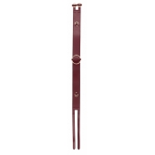 Бордовый ремень Halo Waist Belt - размер L-XL - Shots Media BV - купить с доставкой в Петрозаводске