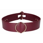 Бордовый ремень Halo Waist Belt - размер L-XL - Shots Media BV - купить с доставкой в Петрозаводске