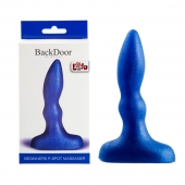 Синий анальный стимулятор Beginners p-spot massager - 11 см. - Lola Games - в Петрозаводске купить с доставкой