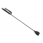 Чёрный стек с шлепком-сердечком - 70 см. - Sitabella - купить с доставкой в Петрозаводске