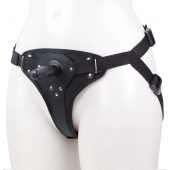 Женские трусики для фиксации насадки плугом с вагинальной пробкой - LOVETOY (А-Полимер) - купить с доставкой в Петрозаводске