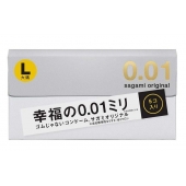 Презервативы Sagami Original 0.02 L-size увеличенного размера - 5 шт. - Sagami - купить с доставкой в Петрозаводске